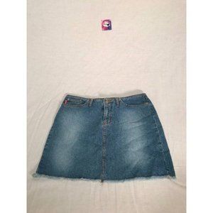 Retro Bongo Denim Skirt Womens sz 9 Blue Denim Skirt